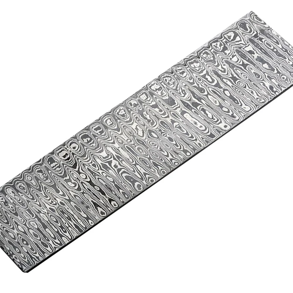 Custom Handmade Damascus Flat Billet Damascus Steel Billets for Knife Making