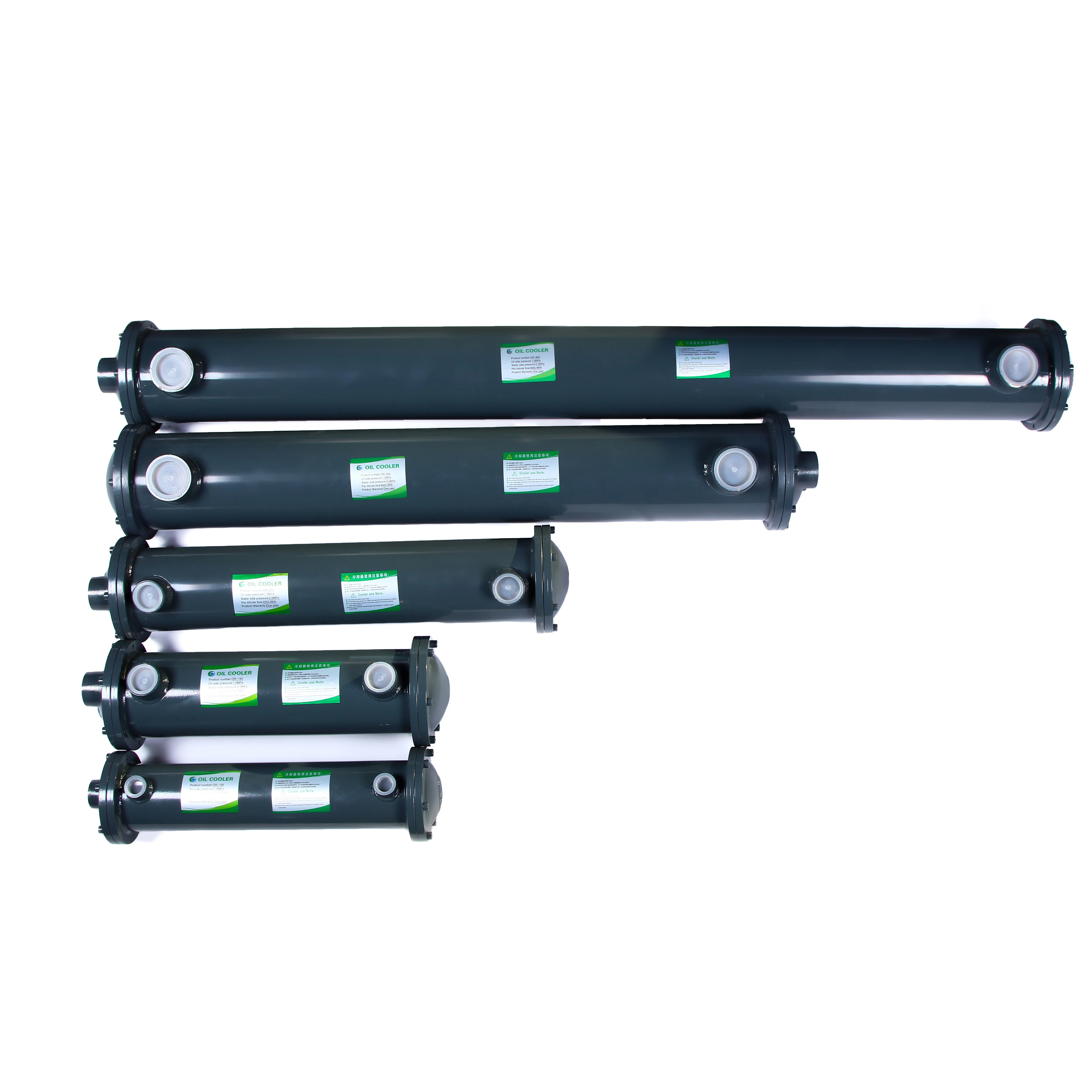 Hydraulic water oil cooler OR 600 circulation shell heat exchanger injection molding machine with radiator tubular cooler