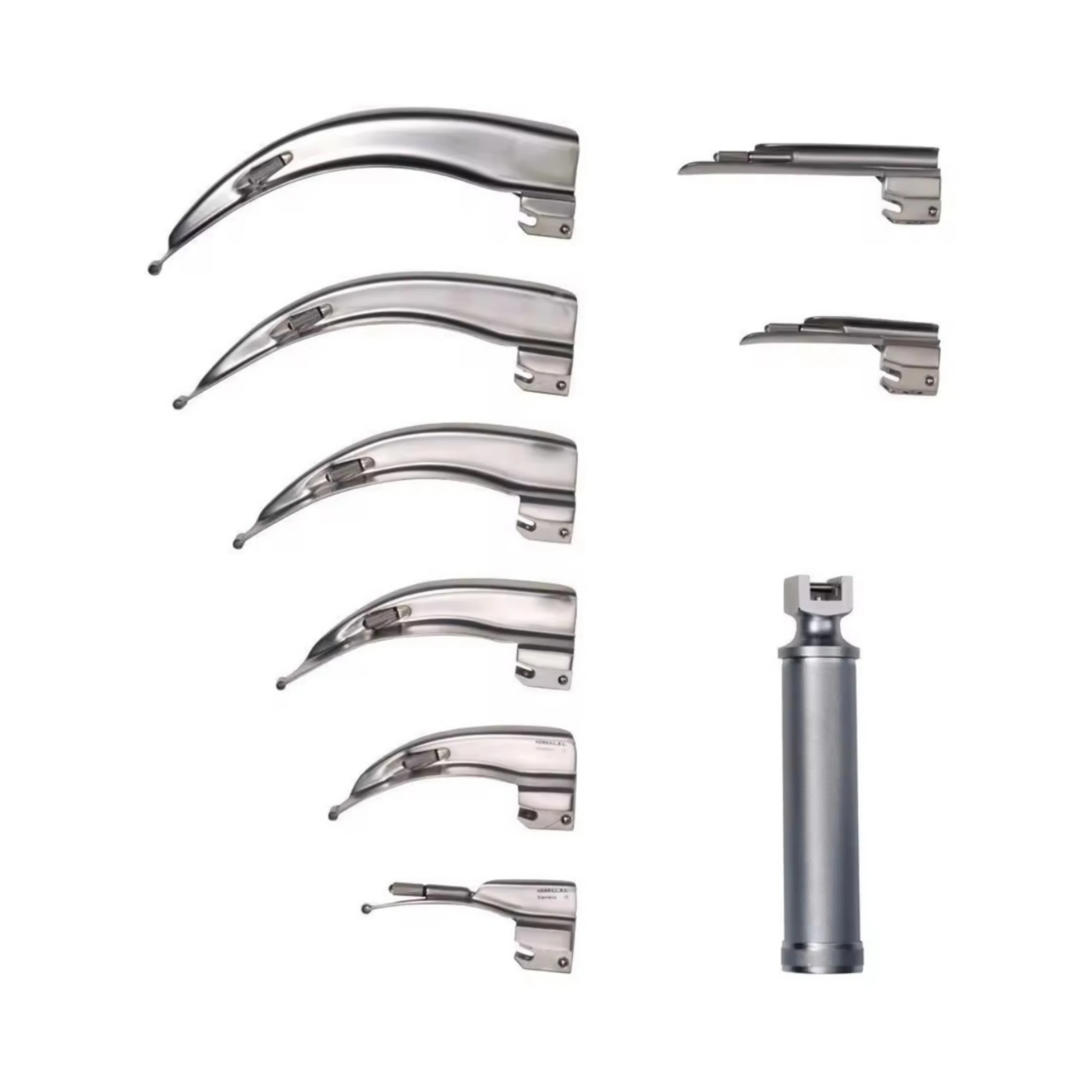 OMI Healthcare Supply 8 Blades Laryngoscope Fiber Optic ENT Instrument