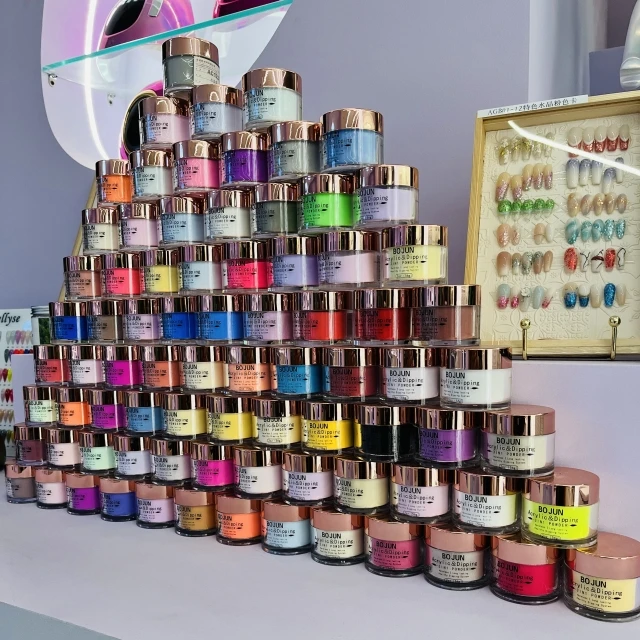 Custom Private Label 152 Colors Dipping Acrylic Powder Wholesale Private LOGO Nail Dipping Nail Acrylic Powder
