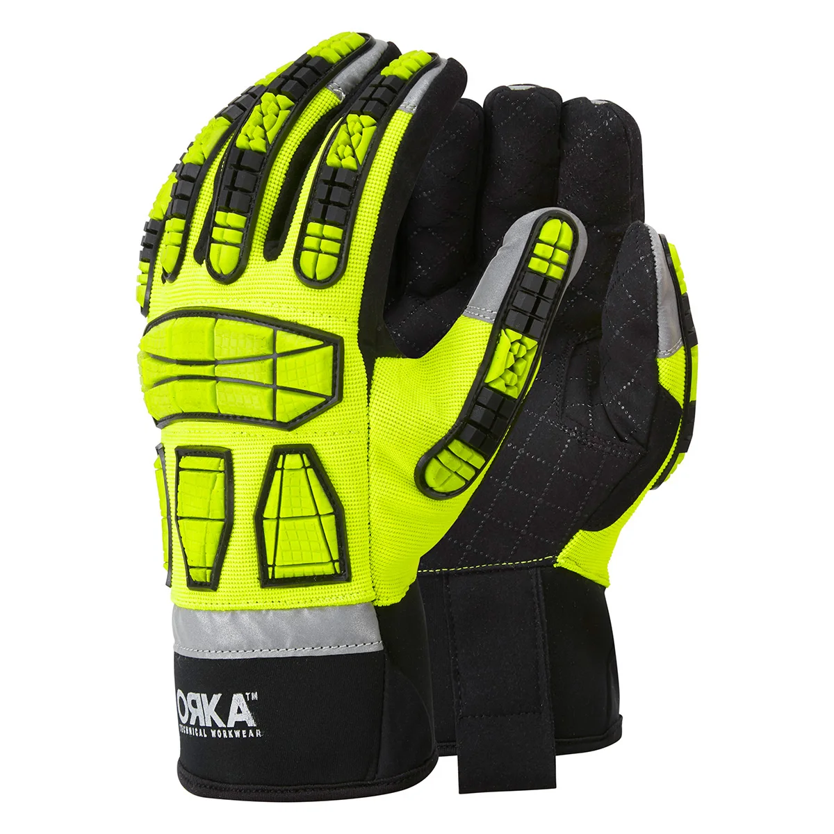 High Quality Anti cut waterproof impact safety gloves kong impact gloves TPR waterproof impact gloves