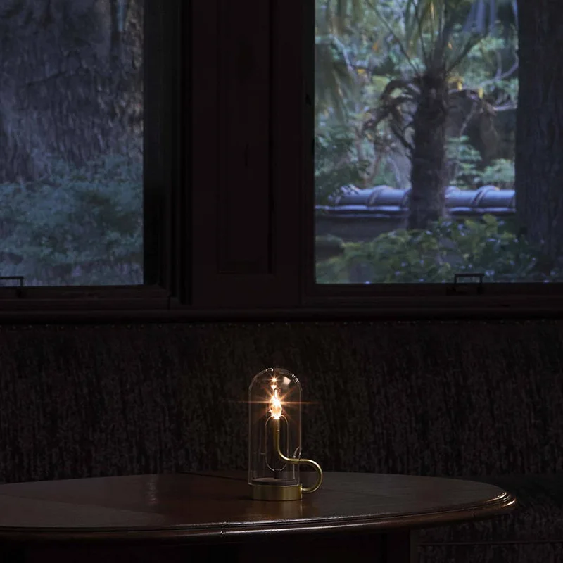 Unique Design hymn Candle Warmer Table Lamp 2000mah Bulit-in Battery Candle Light Gesture Control Dimming Led Candle Table Lamp