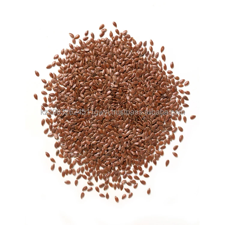 Organic flax seeds rich in fiber polyunsaturated fatty acids help to strengthen the immune system
