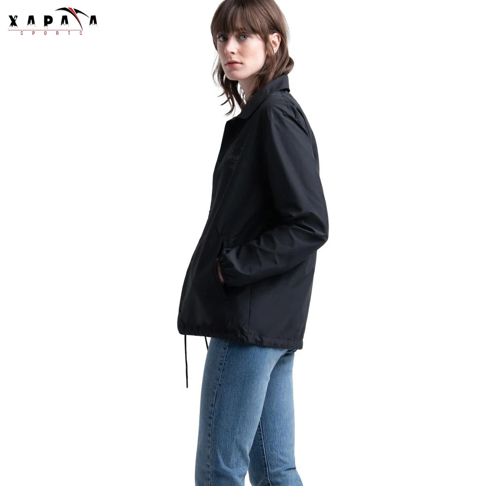 High Quality Custom Anorak Windbreaker Jackets Lightweight Nylon Polyester COaches Jackets for Winter Thin Fabric with Material