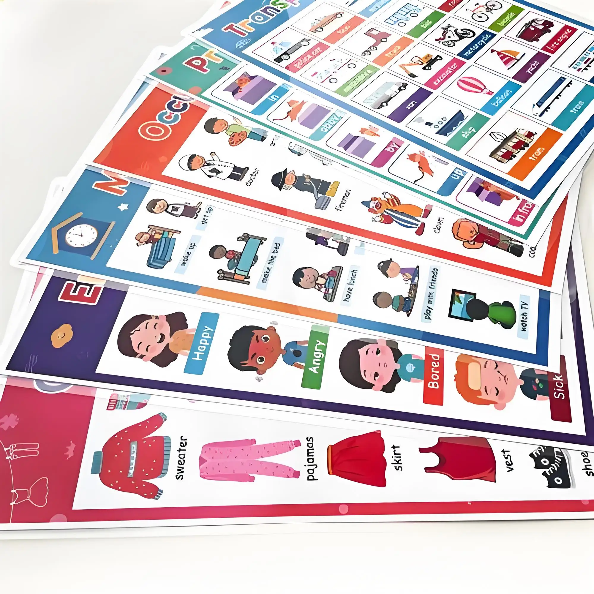 200gsm Coated Paper Material Educational Classroom Decorations Posters For Promotion