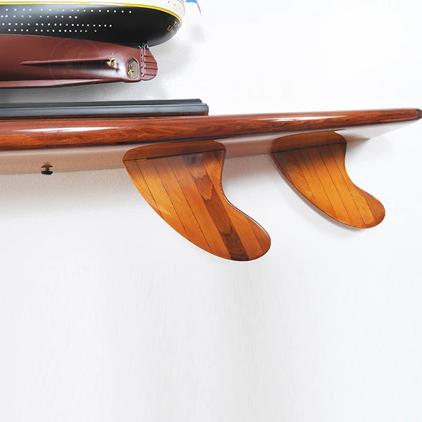Hancrafts Half-Surfboard Shelf Nautical decor wooden crafts for home decor