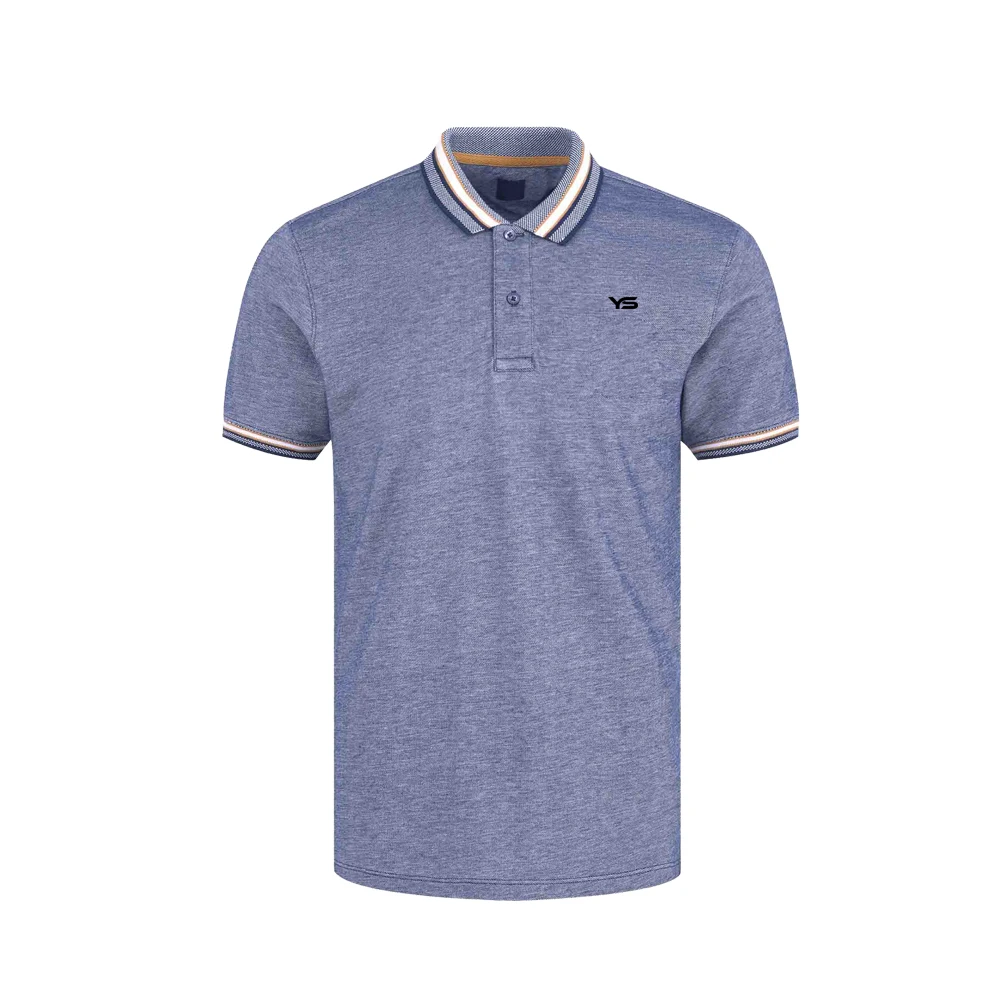 Custom Logo High Quality Double Mercerized Cotton Solid Color Plain Golf Polo Blank Polo Shirts Original Polo Shirt