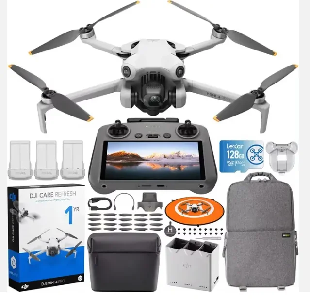 Оригинальный DJI Mini 4 Pro RC 2 складной мини-Дрон 4K HDR видеокамера 34 минуты полет 20 км