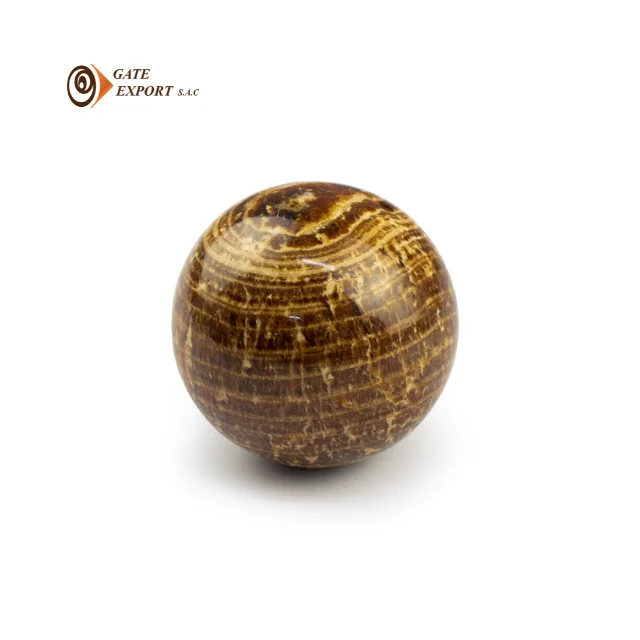 100% Natural ARAGONITE GEMSTONE SPHERE Polished Stone Mineral from Peru for Feng Shui Home Decoration with Good Energy