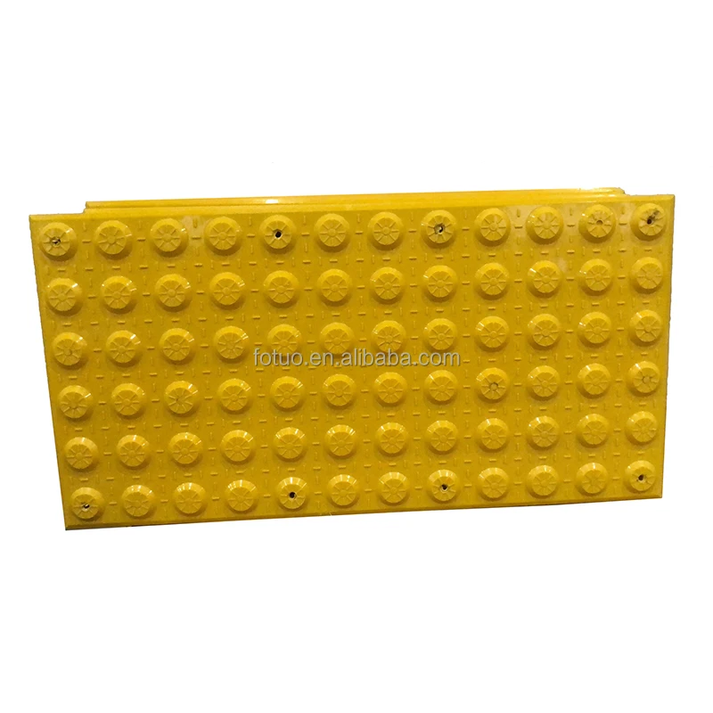 600x300mm TGSI SMC FRP Hazard and Directional Surface Tactile Indicators Applied Tactile for pedestrians