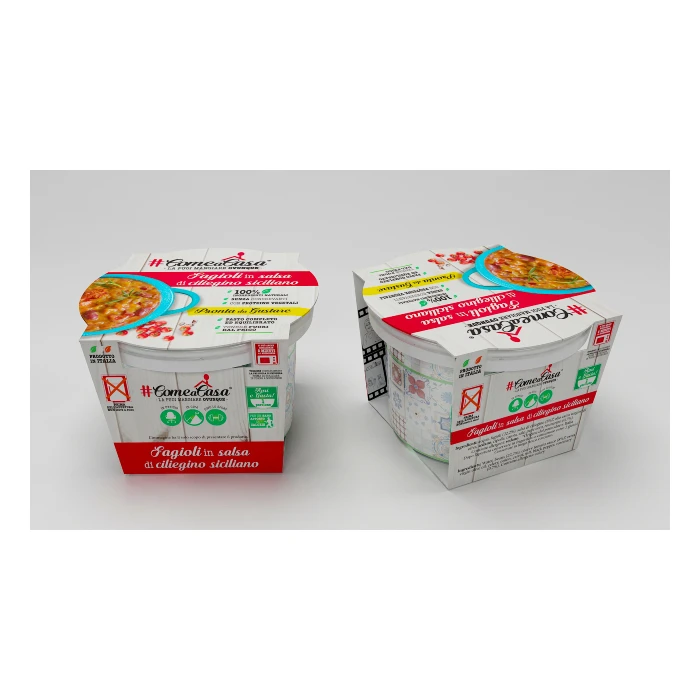 Приготовленный в Италии готовый к употреблению 100% итальянский бобовый суп с соусом томато из вишни 285