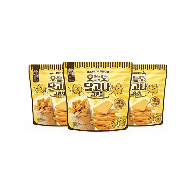 Конфеты ручной работы Dalgona Crunch 80 г K десертные закуски приготовленные мастерами E-SoDang coffee упаковок в одной коробке
