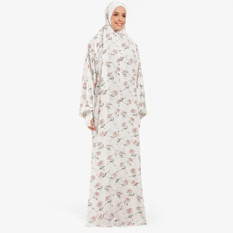 Wholesale Muslim Islamic women Clothing Arabia Islamic Abaya  Linen Kaftan Jubba Qatari Dress