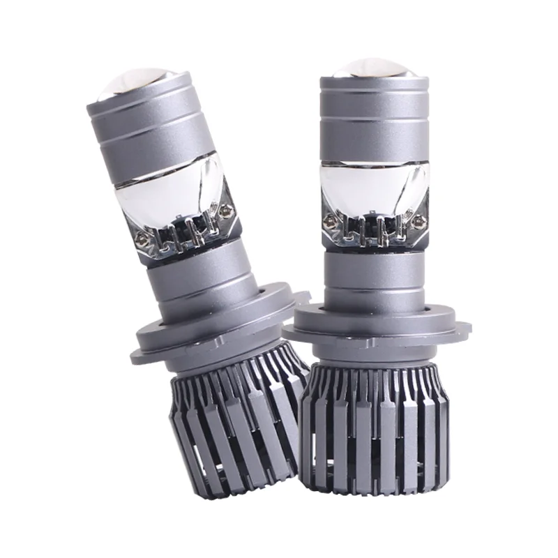 Sanvi Factory Wholesale Low Price 28w/pcs 6000k mini H4 Led Projector lens Headlights Auto Car Light Bulbs