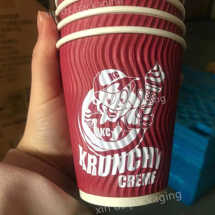 Different cups with logo