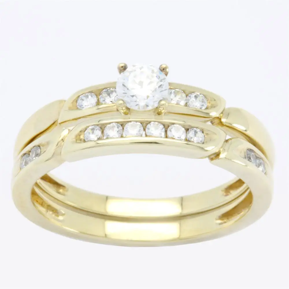 2023 Fine Jewelry Manufacturer 18K Pure Gold Luxury Engagement Yellow Gold Wedding rings for women
