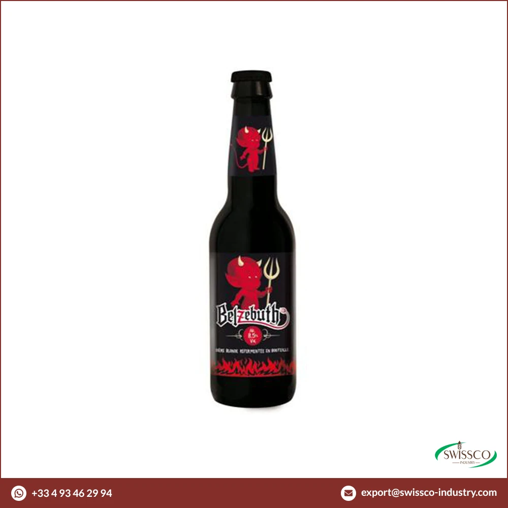 Factory Bulk Supply Good Quality Easy To Drink Belzebuth Triple Beer Long Neck Bottle of 33CL Available for Sale