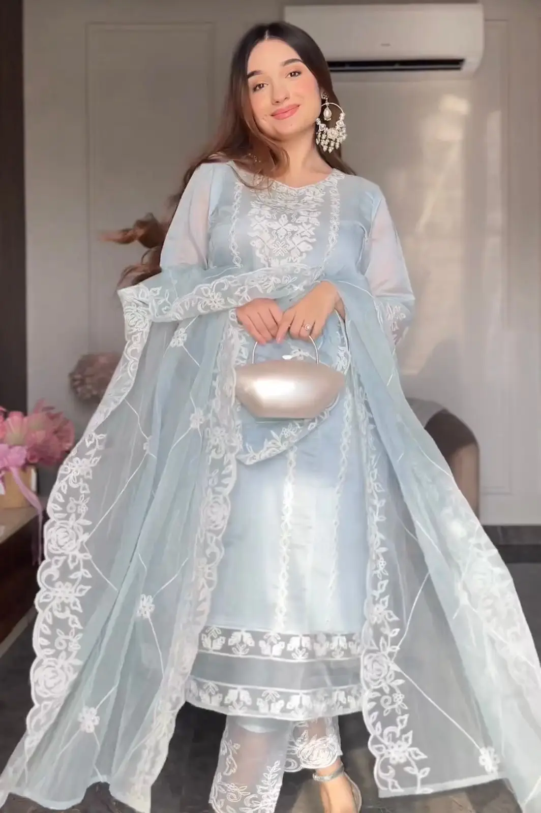 Высококачественные индийские пакистанские женские сшитые костюмы Shalwar Kameez оптом женское шелковое платье