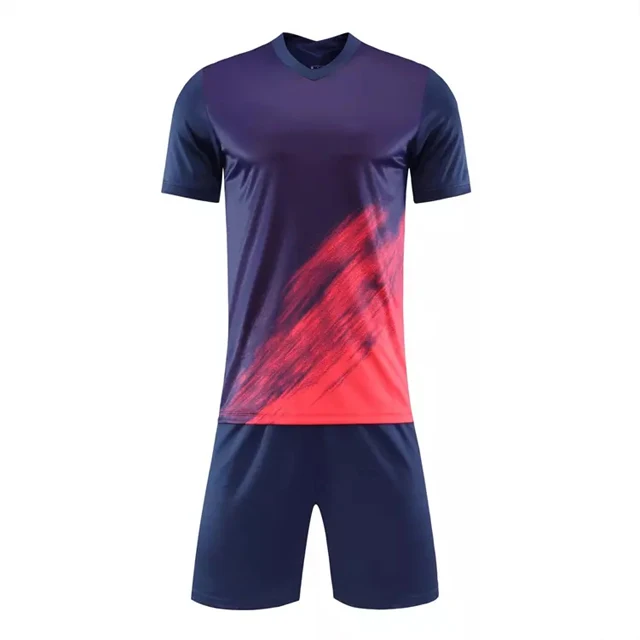 Soccer Uniform Hight Quality Sublimation Printing Men Football Kits breathable New Design Latest Sports Wear Soccer Uniforms