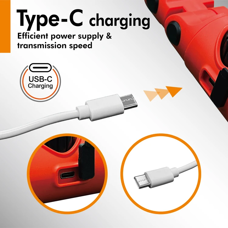 5W Magnetic Foldable LED Work Light Flashlight  type-c charging