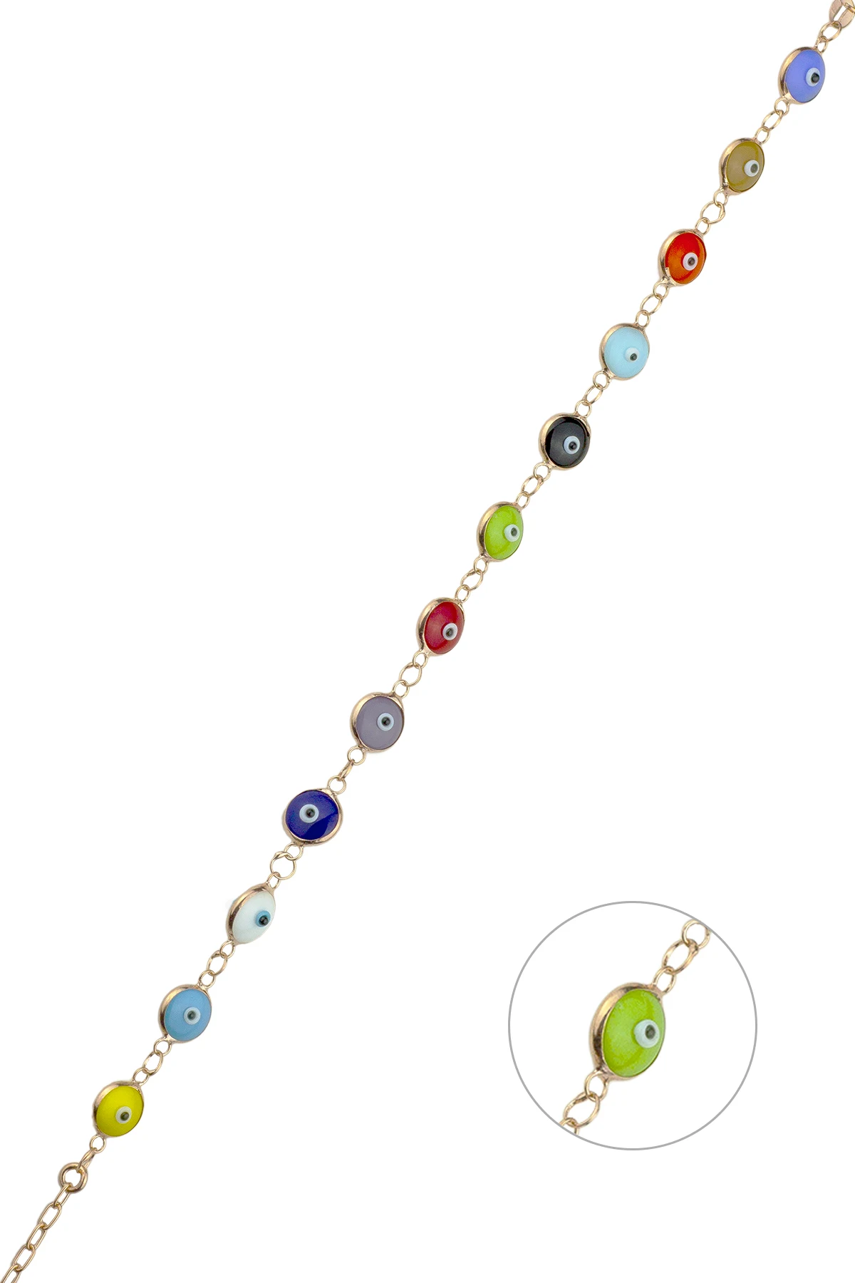 Браслет с голубым сглазом и большими глазами, 925 браслет с цепочкой из стерлингового серебра, очаровательный браслет для подарка матери