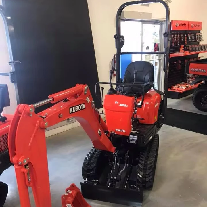 Небольшой экскаватор компактные экскаваторы Kubota K008-5 мини kubota трактор K008