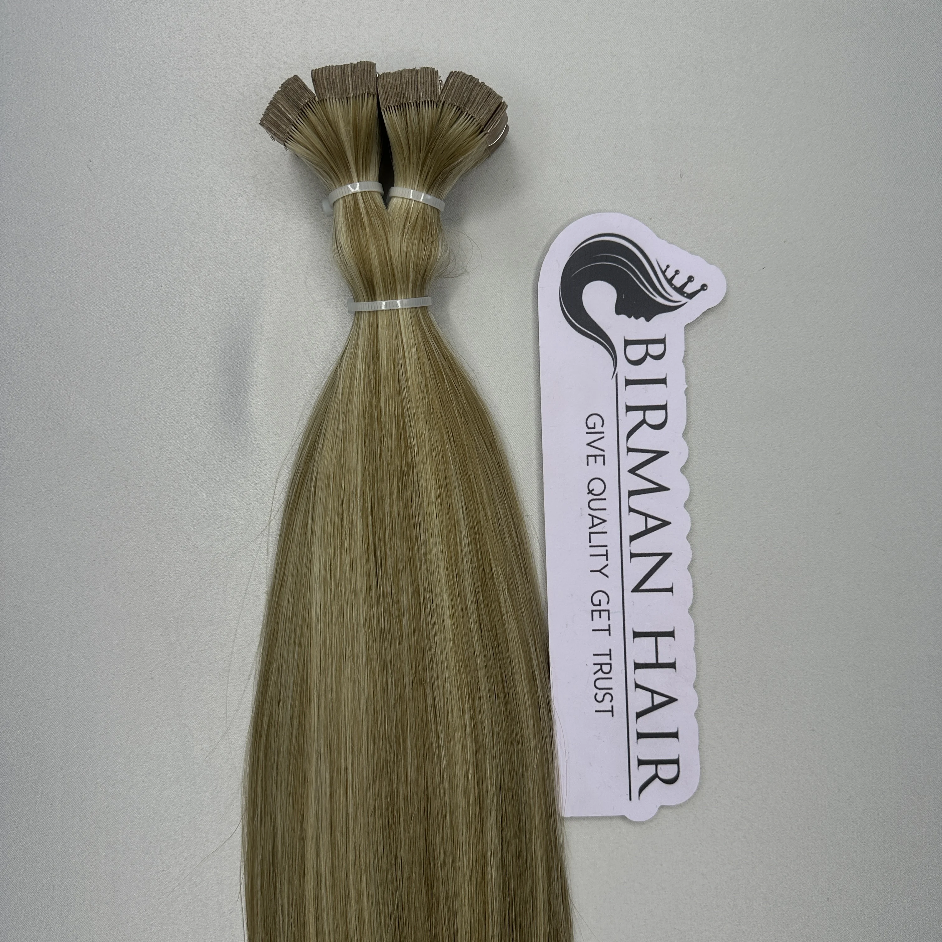 Wholesale Supplier 100% Luxury Vietnamese Straight Hair Extensions High Quality Light Color Tape-in Color #10/60 Raw Human Hair