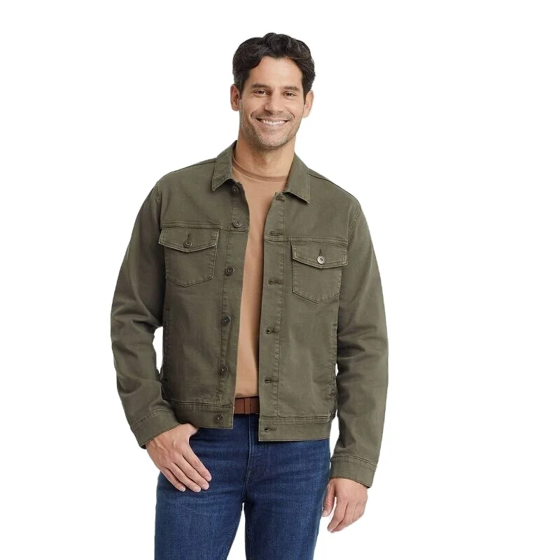 OEM Red Bomber Men Fleece Jacket  Men Brown Blazer Human Made Jacket Fleece Shirt Jacket ODM