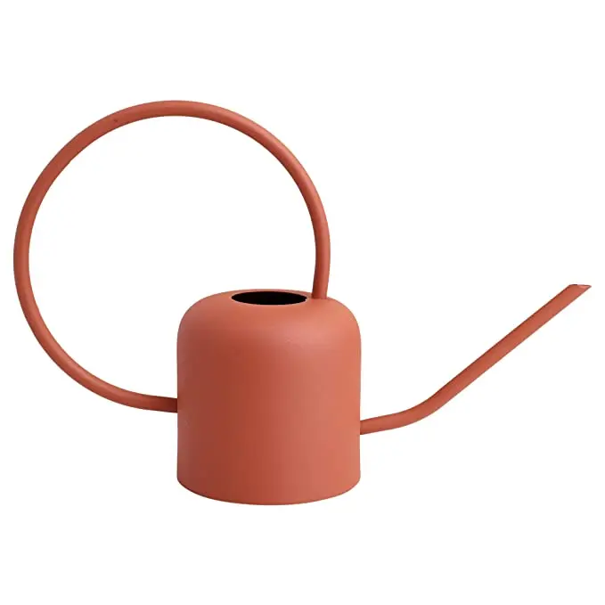 High Quality Watering Can Orange  for Home Garden Rust Free Plant Watering Can High Quality Iron Sheet Used Leakage Proof Can
