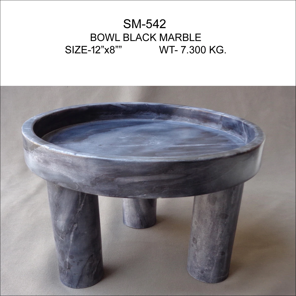 2024 Premium Black marble Serving Bowl a perfect centrepiece on your dining table available only on alibaba