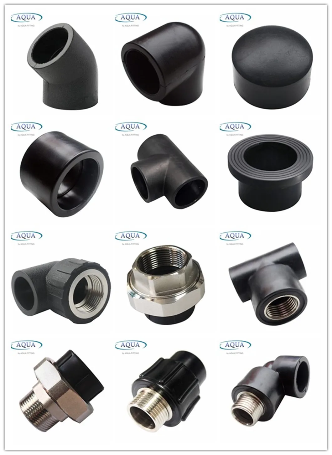 HDPE PE100 PE Pipe Fitting Reducing for Water Supply Pn16