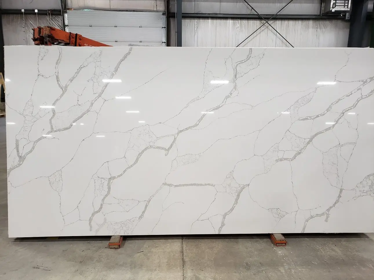 Calacatta White Agate Artificial Stone Marble Slabs Tiles Polished Surface