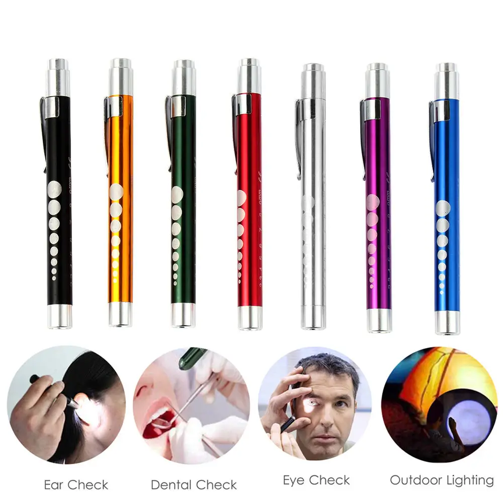 Doctor Nurse First Aid Pocket Medical Penlight Torch Dental Throat Otoscope LED Flashlight Diagnostic Pen Light Flashlight ENT