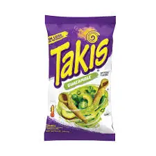 Takis Fuego Corn Chips - 10 x 180g Takis delicious spicy chilli pepper and lime, rolled tortilla chips