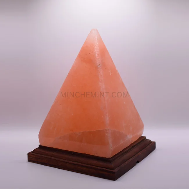 00:09 00:39  View larger image Add to Compare  Share Himalayan Salt Crystal Polished Pyramid Triangle Shape Salt Rock Lamp