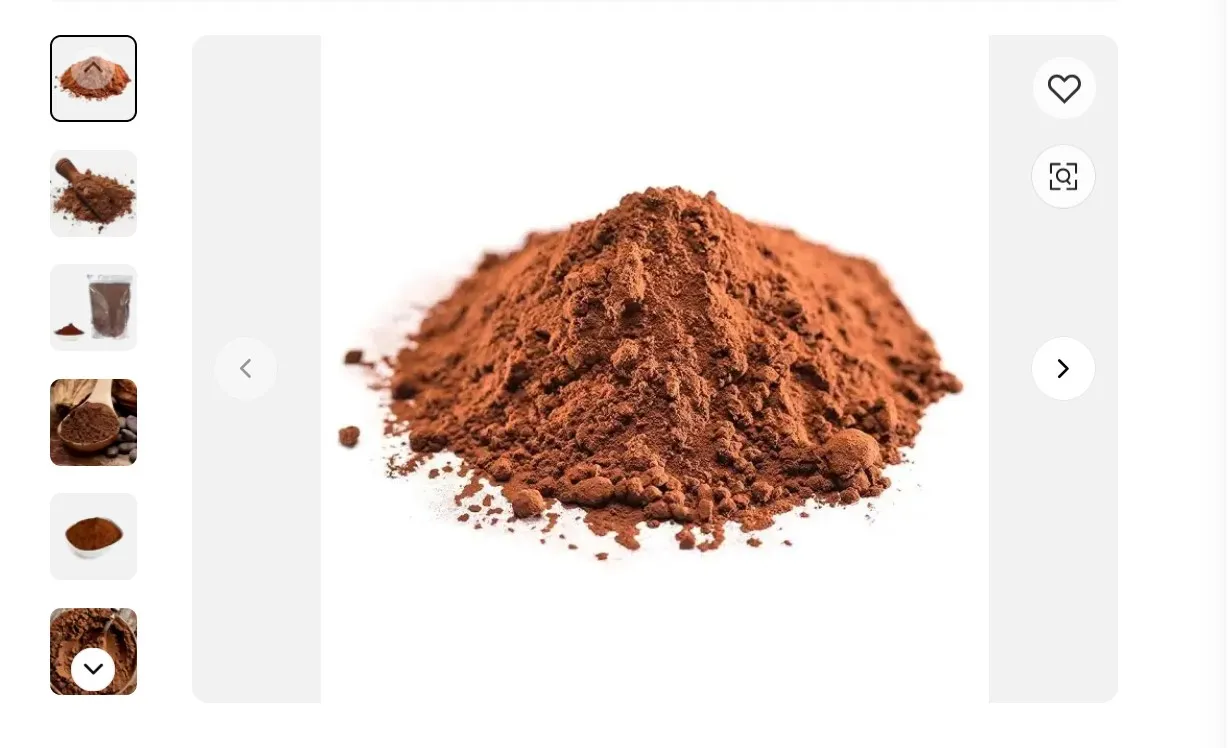 Cocoa Powder Low Fat 100% Pure Raw Cocoa Powder