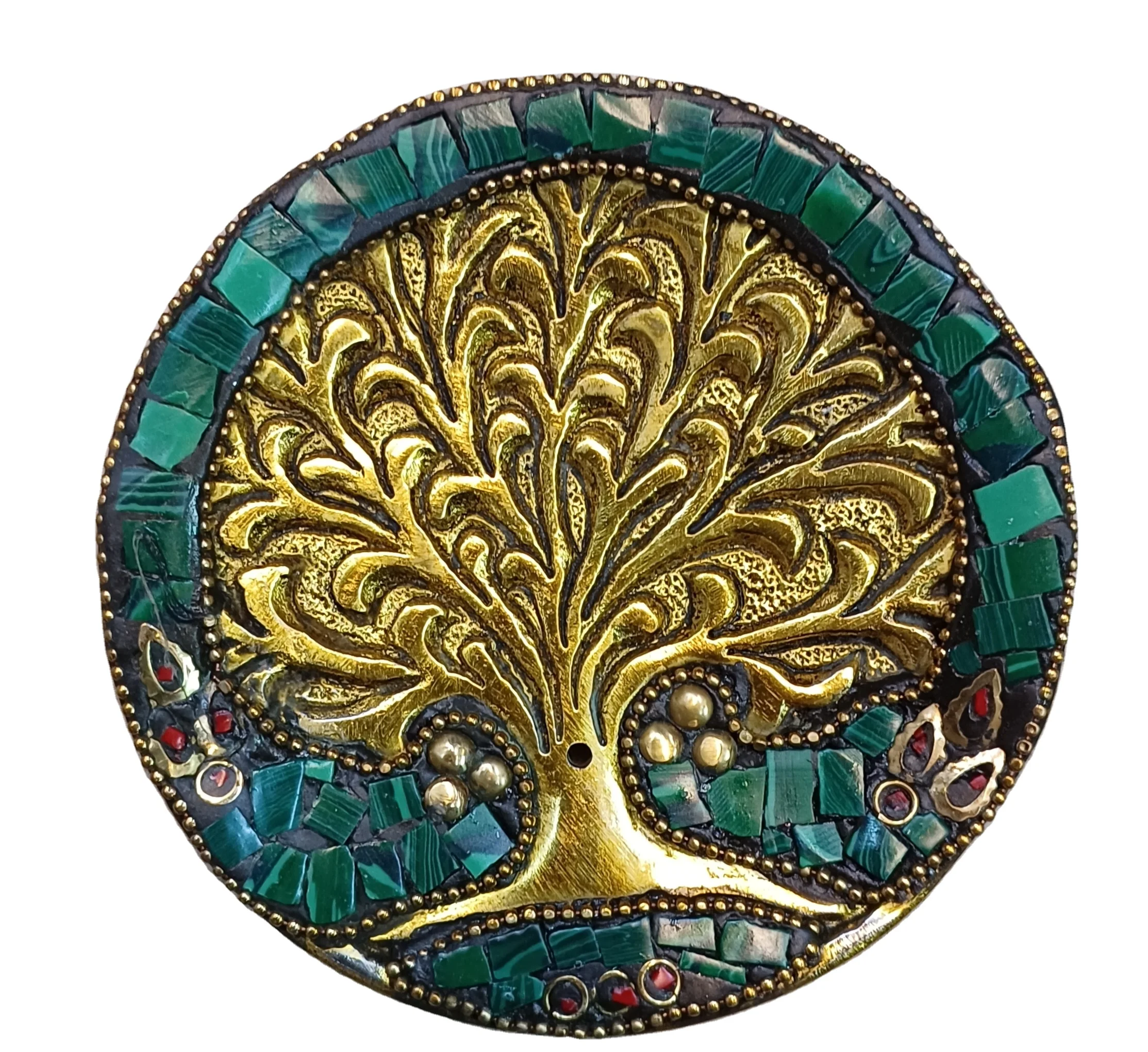 metal Tree of life incense sticks holders  incense burners elephant ash catchers