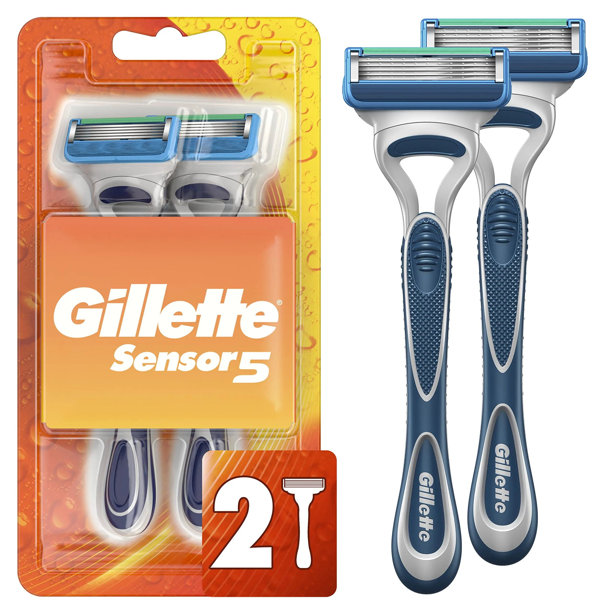 Ручные мужские бритвенные лезвия Gillette Fusion 12 штук
