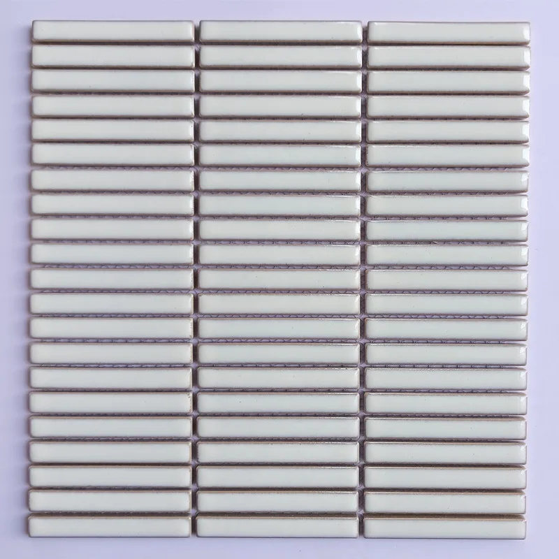 Nordic slender finger chopsticks ceramic mosaic background wall tiles hotel bathroom kitchen kiln tiles
