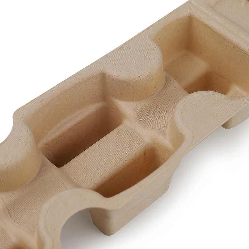 eco friendly pulp package High Quality Molded Paper Pulp Biodegradable electronic insert packaging