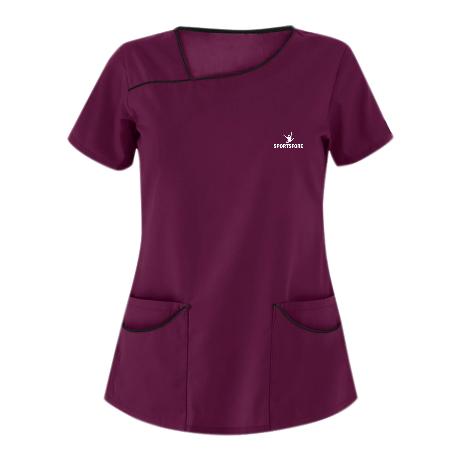 Wholesale Anti Wrinkle Hospital Uniforms Surgical  Medical Scrubs Nurse Short Sleeves Medical Scrub Suit For Women