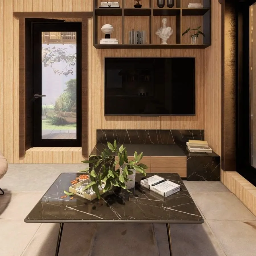 Villa House Office Log Cabin Cb80 chantal 2x70mm-dwelling- according EU Standards energy efficient green energy  renewable