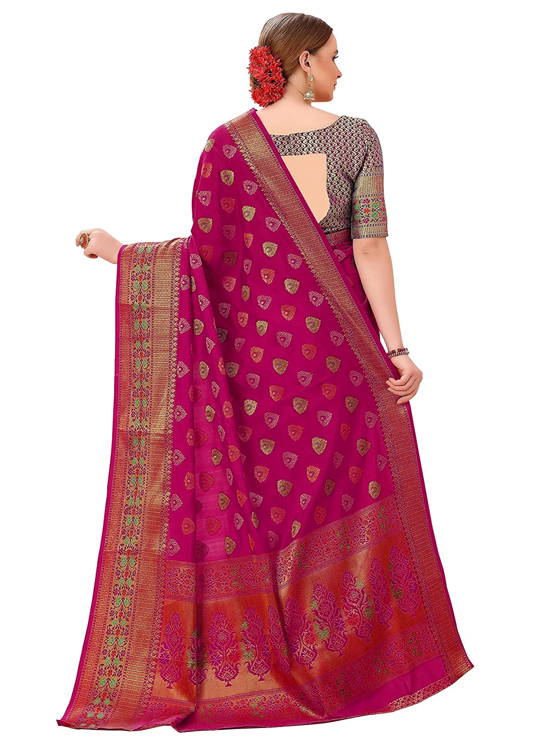 Buy Fancy Organza Fabric Saree of Best Quality From Indian Manufacturer