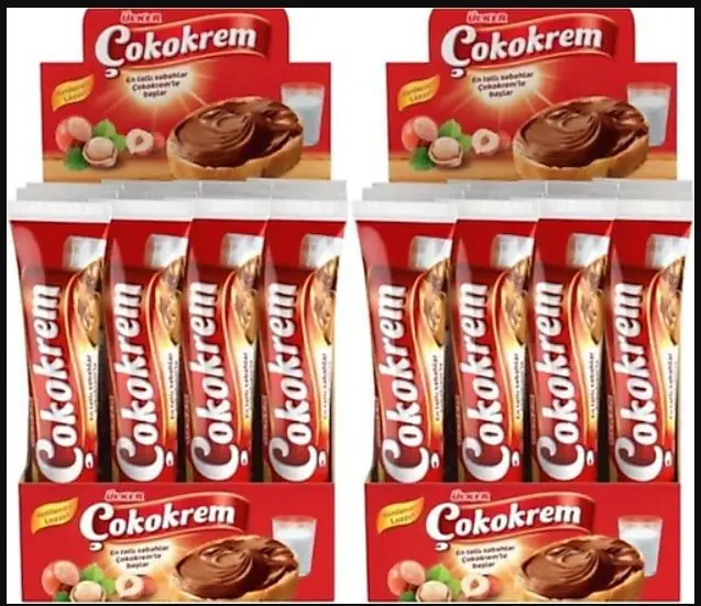 Ulker Cokokrem Chocolate Tube Hazelnut Cream 40 gr x 144 Fresh Stock and New Date Wholesale From TURKEY