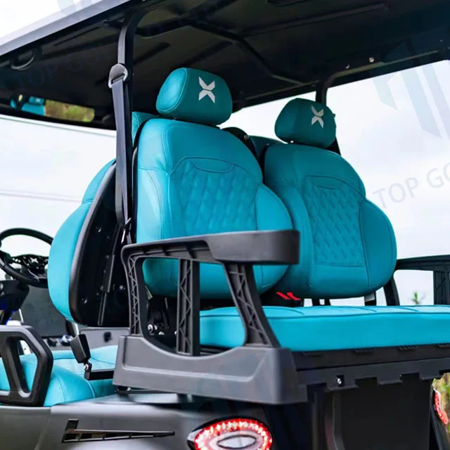 Fast Speed Lithium Battery 4 or 6 Passengers Electric Off Road Club Car Golf Buggy Cart For Using At Farm Garden Park