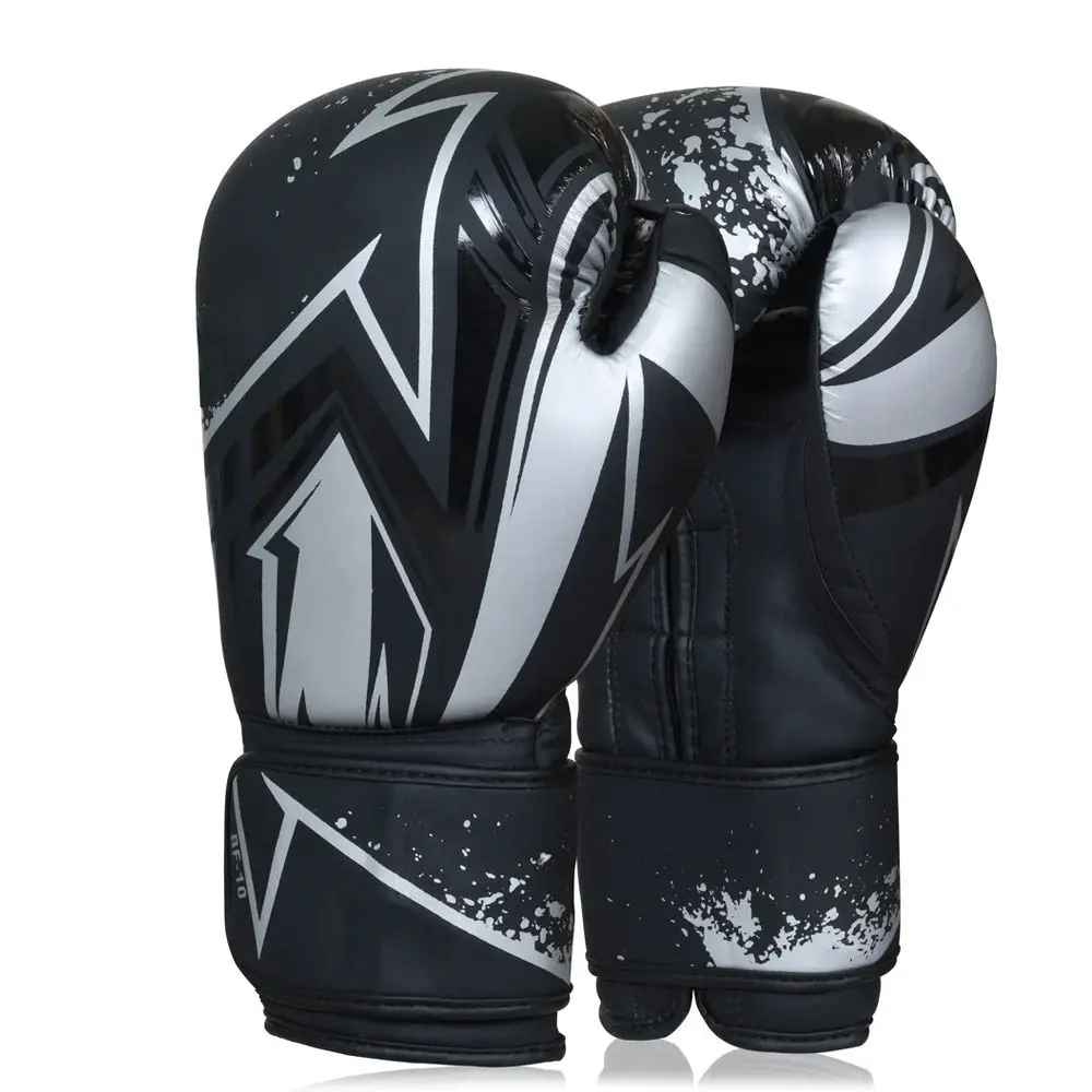 Professional Training UFC Muay Thai Sparring Gloves Heavy Bag Boxing Mitts PU Leather MMA Sparring Glove Punching Bag Gloves