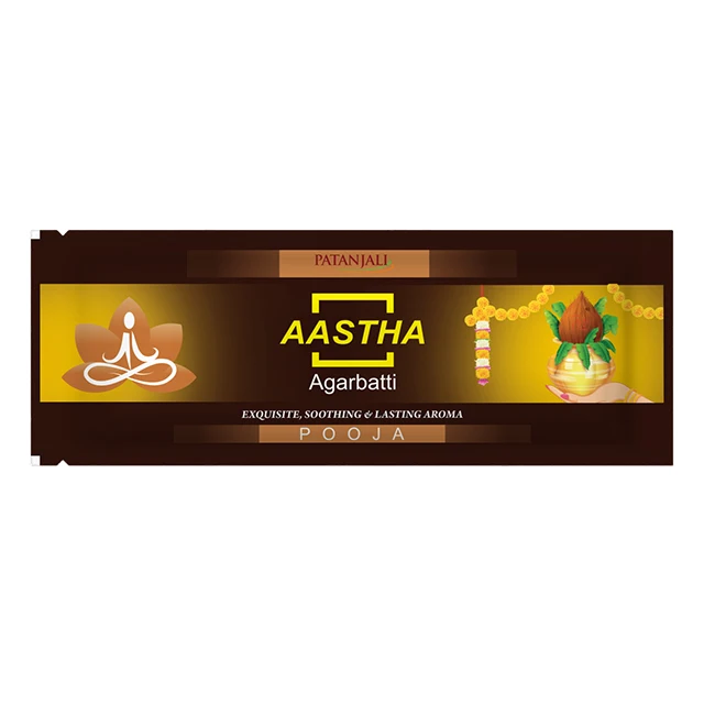 Patanjali Aastha Agarbatti Pooja - 18 Stick  30gm