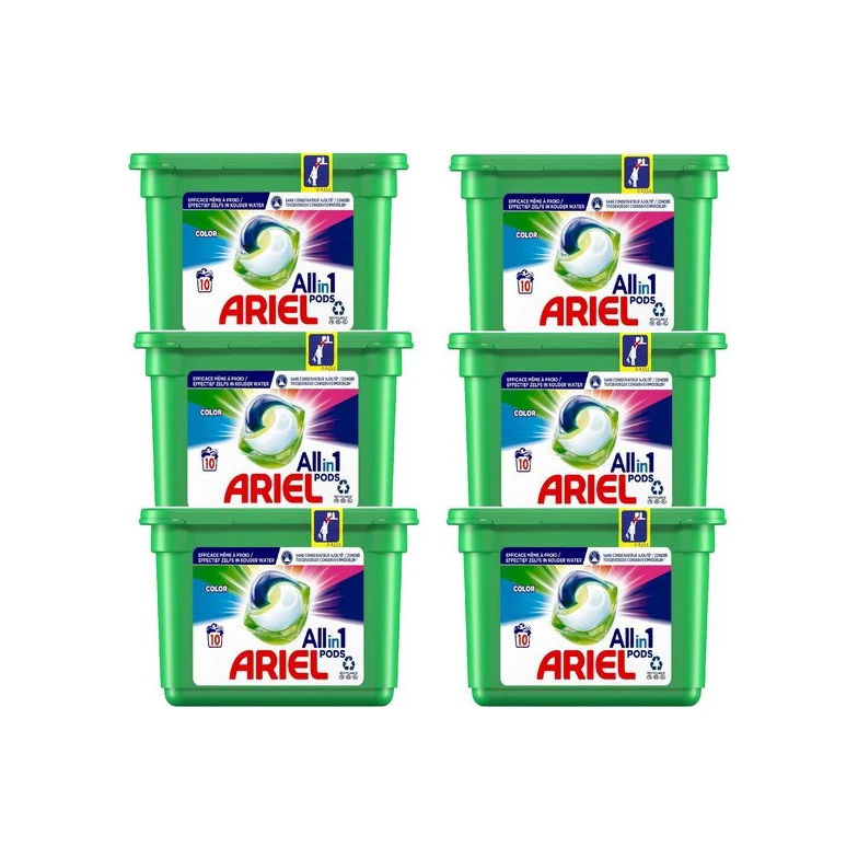 Hot sale Powerful Ariel pods/capsules 3 in 1 Mountain Spring Washing Gel Ariel All in 1 capsule / Ariel 3in1 PODS Washing liq