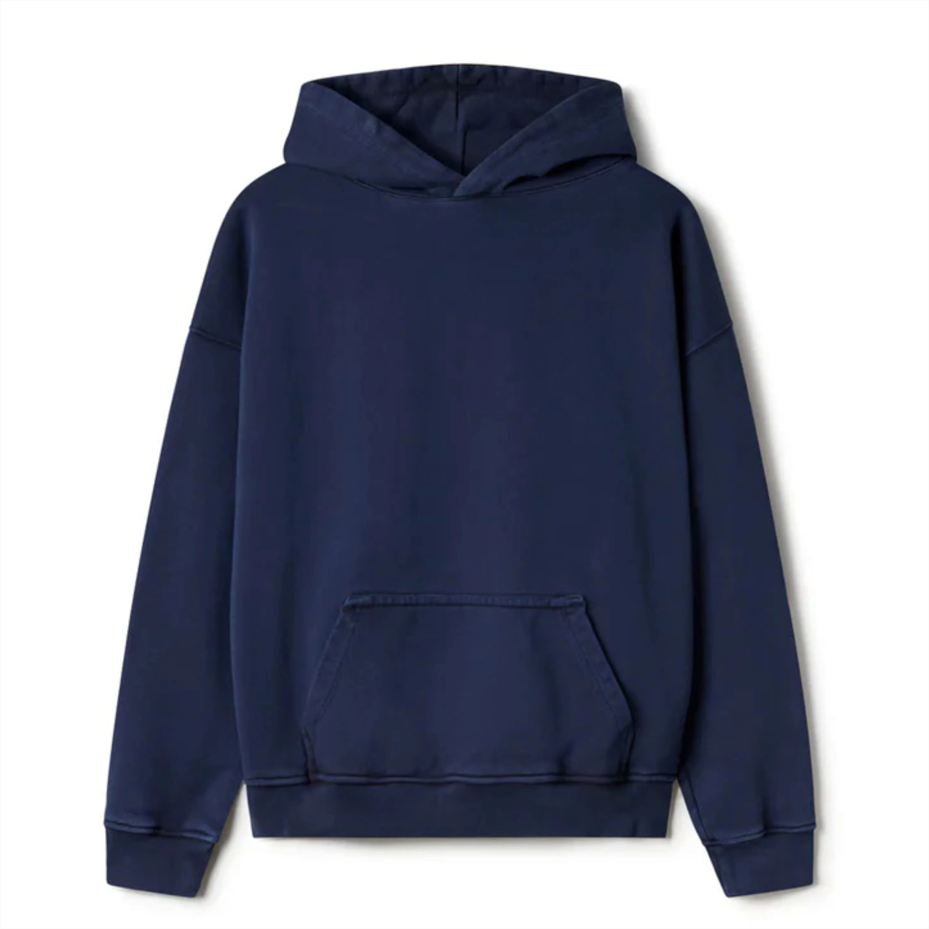 Mens  Basic Pullover Hoodie with Soft Cotton Korean Fabric Ideal for Layering Lounging and Casual Everyday Outfits