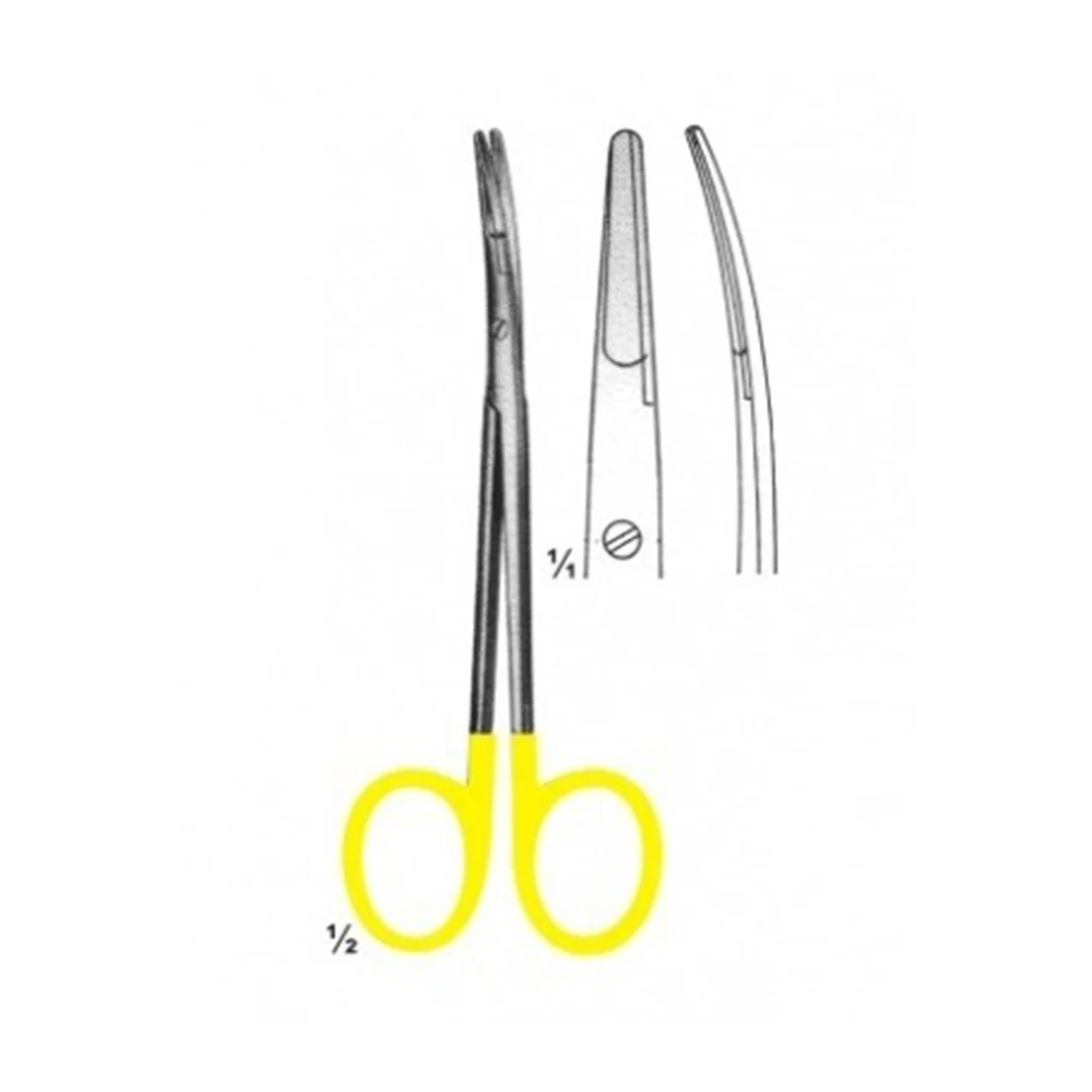Carbide TC Sharp Band Crown Cutting Scissors Straight Curved CE Approved Stainless Steel Dental Surgical Tungsten